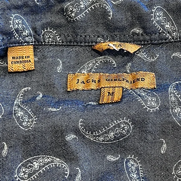 Jachs Girlfriend Comfy Casual Red Plaid Long Sleeve Shirt Top **Size M** - Picture 4 of 4